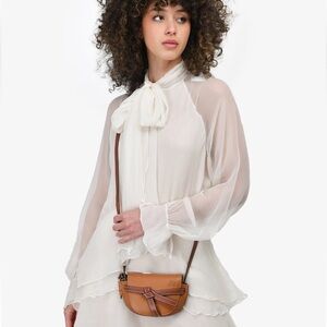 Loewe Calfskin Mini Gate Crossbody Bag